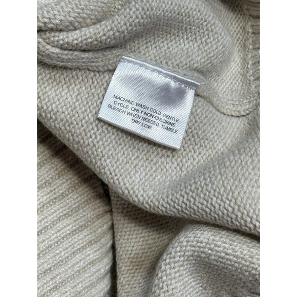 Dockers Men's Crew Neck Knit Patchwork Sweater‎ Neutral Colors M/M Medium - Picture 7 of 9